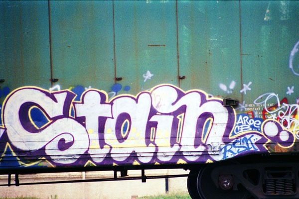 'Taste Of Eden' Boxcar Graffiti Photo