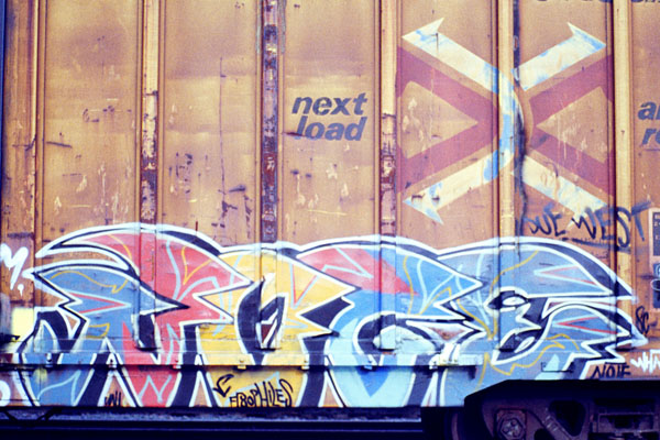 'Valley Forge' Boxcar Graffiti Photo